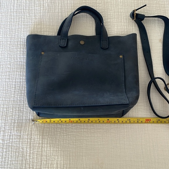 Portland Leather Co bag / navy blue (deep water) - Picture 4 of 5